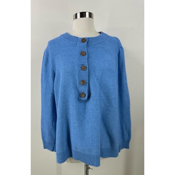 Purejill Casual Crewneck Ribbed Sweater - Picture 1 of 10